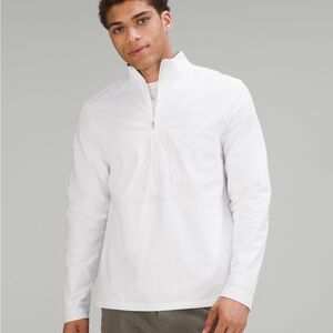 Men's Lululemon Wovenair Half Zip in Bright White XL